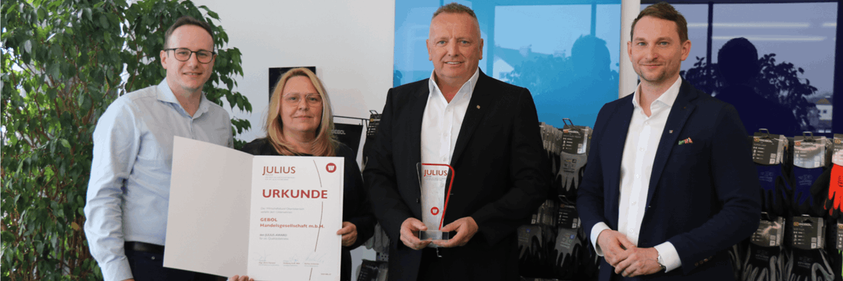 Gerhard Frank Erhält Den JULIUS-Award