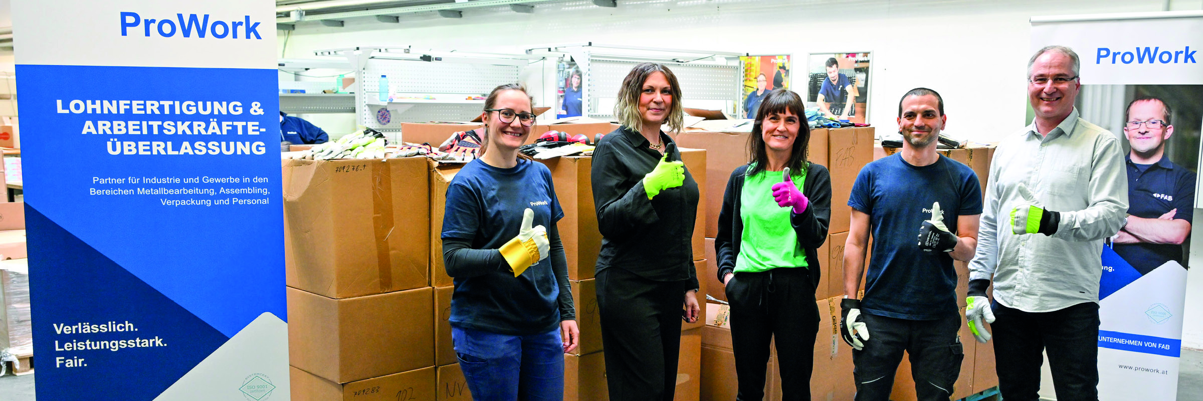GEBOL unterstützt FAB mit großzügiger Produktspende: Mehr als 8.000 Paar Handschuhe wurden übergeben
